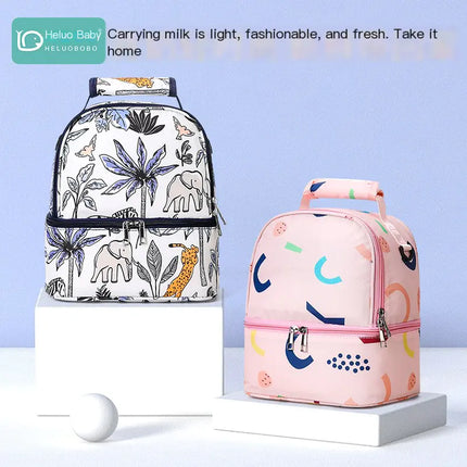 Double Layer Insulated Breast Milk Storage Bag