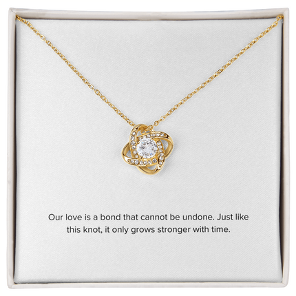 Meaningful Love Knot Necklace | Luxury Gift for Her