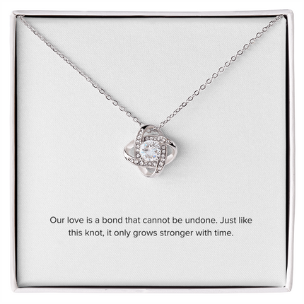 Meaningful Love Knot Necklace | Luxury Gift for Her