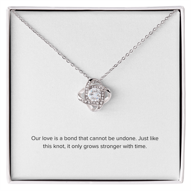 Meaningful Love Knot Necklace | Luxury Gift for Her