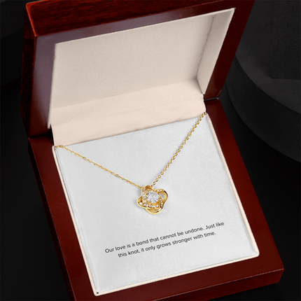 Meaningful Love Knot Necklace | Luxury Gift for Her