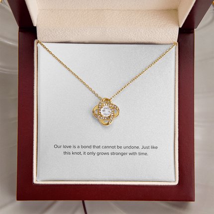 Meaningful Love Knot Necklace | Luxury Gift for Her