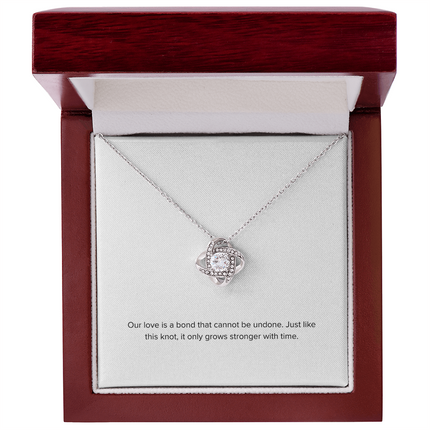 Meaningful Love Knot Necklace | Luxury Gift for Her